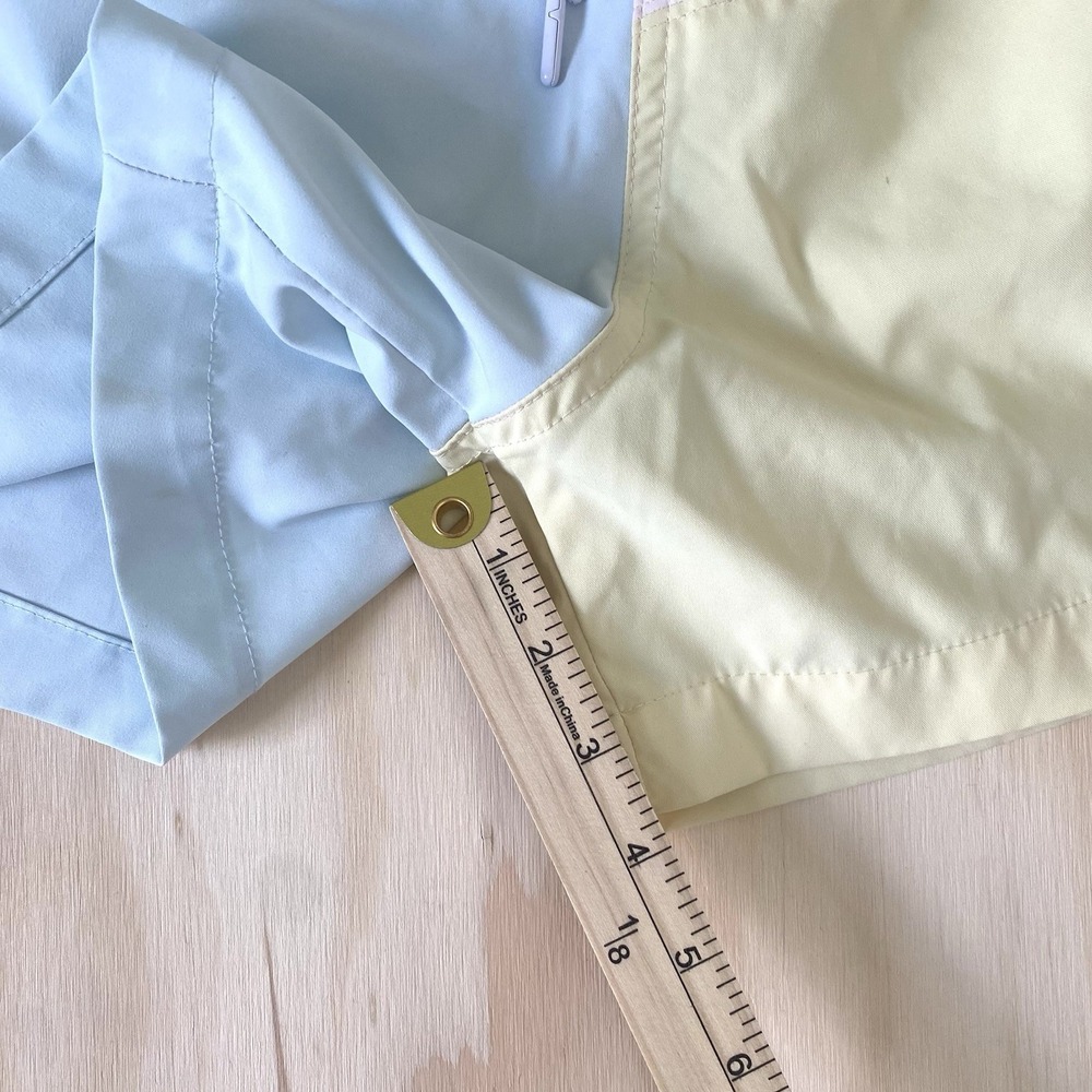 Abercrombie & Fitch Men's Swim Trunks Shorts Color Block Pastel Size Small - Picture 3 of 6